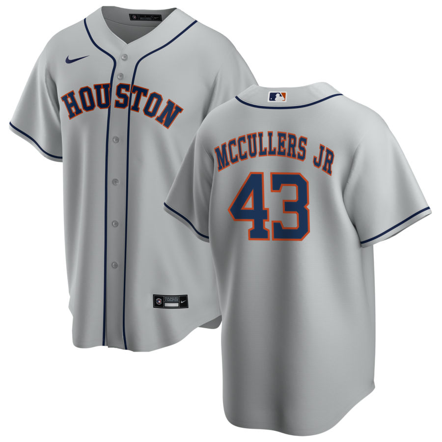 Nike Men #43 Lance McCullers Jr. Houston Astros Baseball Jerseys Sale-Gray